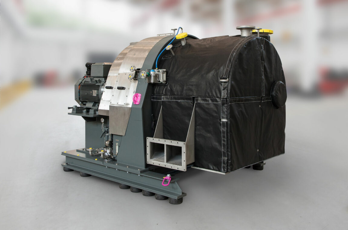 Sieve screw centrifuge CONTURBEX H600 with insulation