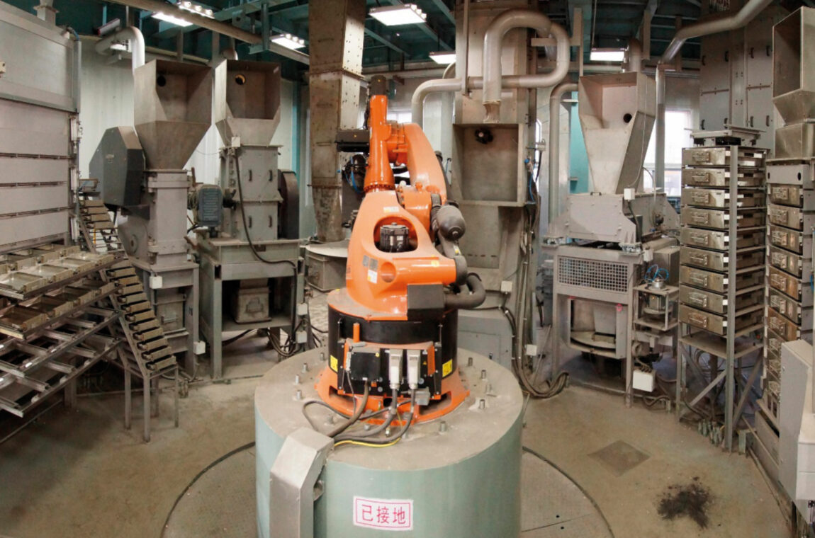 Automated sample preparation with robot-based systems. System image