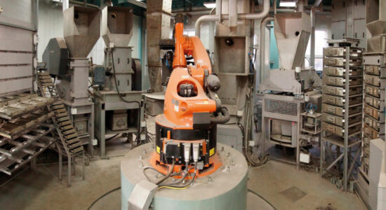 Automated sample preparation with robot-based systems. System image