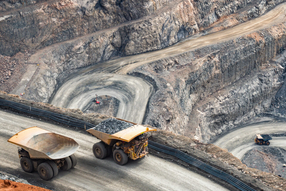 Gold mine "The big pit" in Australia.