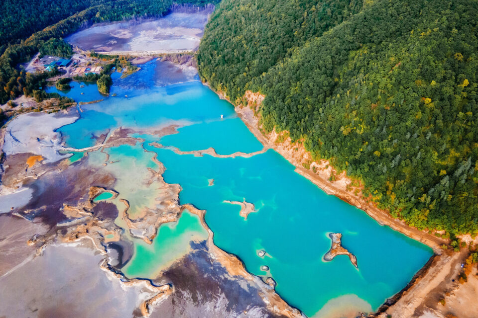 Bird's eye view: Lake Tailings.