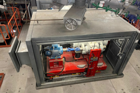 Eccentric vibrating mill ESM 856 1ks - Grinding of sewage sludge ashes for phosphate recovery