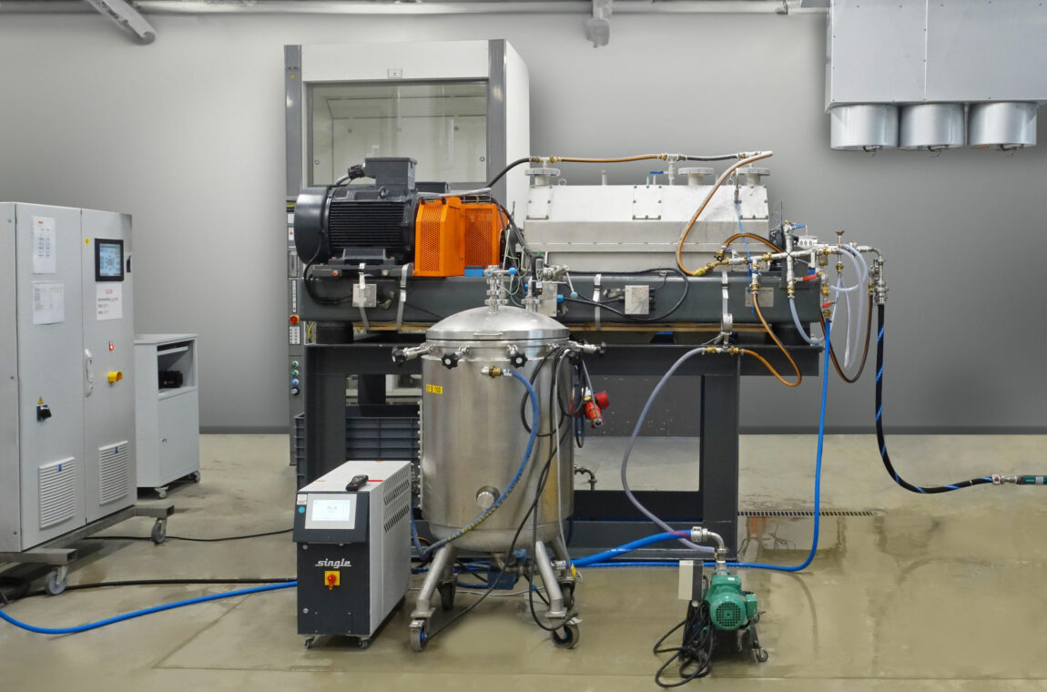 Pilot Test Setup - Decanter